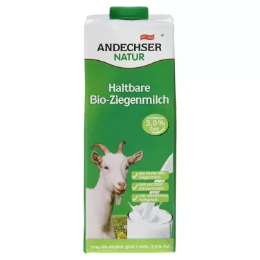 Bio kecsketej 3,0% zsírtartalmú, tartós 1000 ml