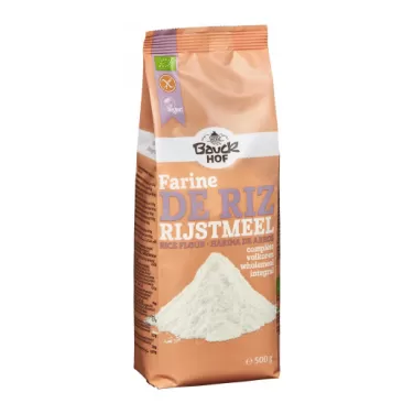 bio gluténmentes rizsliszt teljes kiőrlésű 500 g