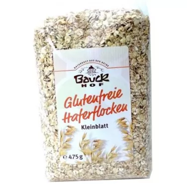 bio gluténmentes zabpehely kisszemű 475 g