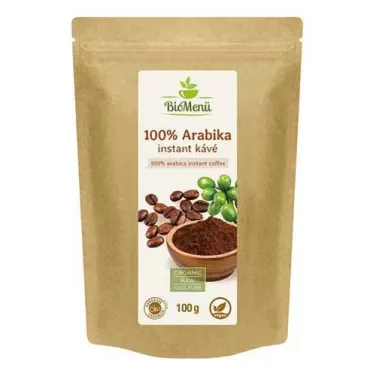 Bio 100% arabica instant kávé 100 g