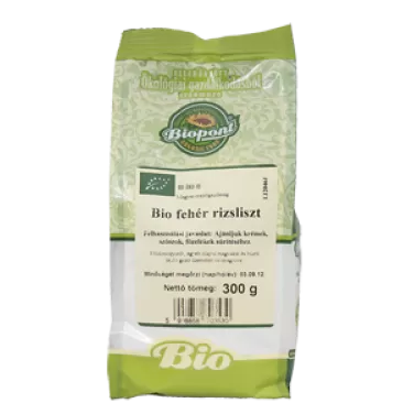 Bio fehér rizsliszt 300 g