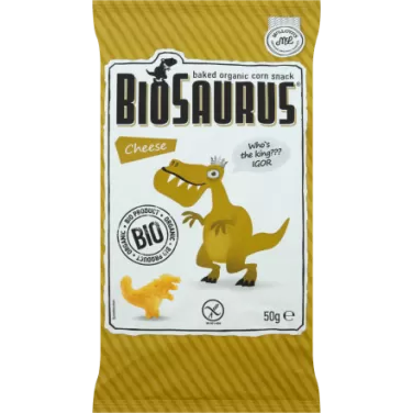 bio kukoricás snack sajtos biosaurus igor 50 g