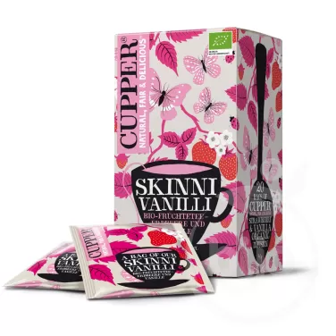 bio skinni vanilli vaníliás gyümölcstea 20 db 40 g