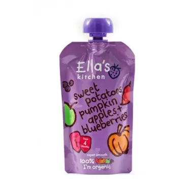 Kitchen édeskrumpli tök alma áfonya bio bébiétel 120 g