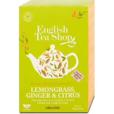 Bio citromfű tea gyömbér&citrus 20x1,5g 30 g