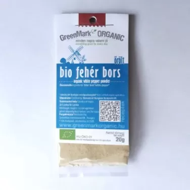 bio Fehér bors, őrölt, 20 g