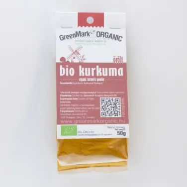 bio Kurkuma, őrölt 50 g