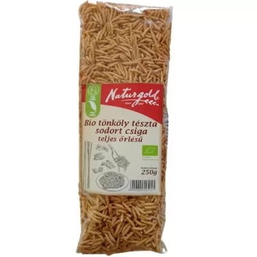 bio tönköly tészta teljes őrlésű csiga 250 g