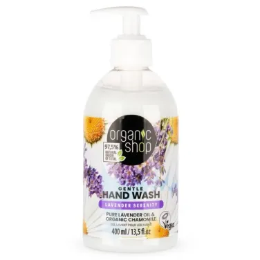 “lavender serenity” gyendég folyékony szappan levendulaolajjal és bio kamillával 400 ml