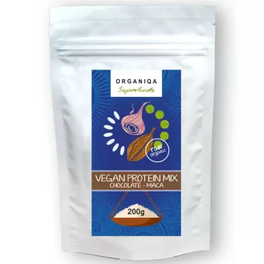 100% bio vegán fehérje mix csokoládé-maca 200 g