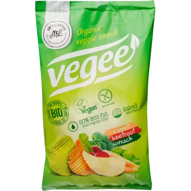 Organique bio burgonya snack zöldséges vegee 85 g