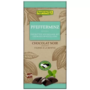 bio borsmentás étcsokoládé