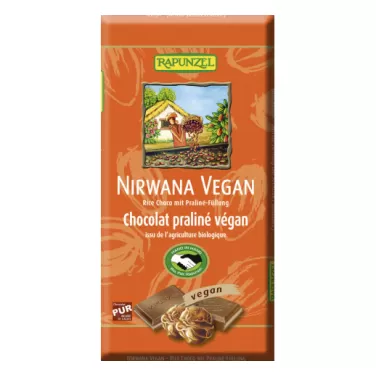 Bio rizstejes csokoládé nirwana vegán 100 g