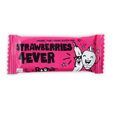 Bio nyers gyümölcsszelet banán&eper ízű 1 db