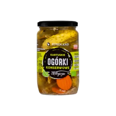 Runoland bio csemege uborka 670 g